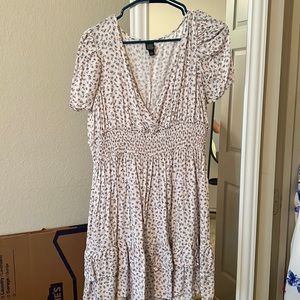 Wild fable drop waist, floral dress. Size L